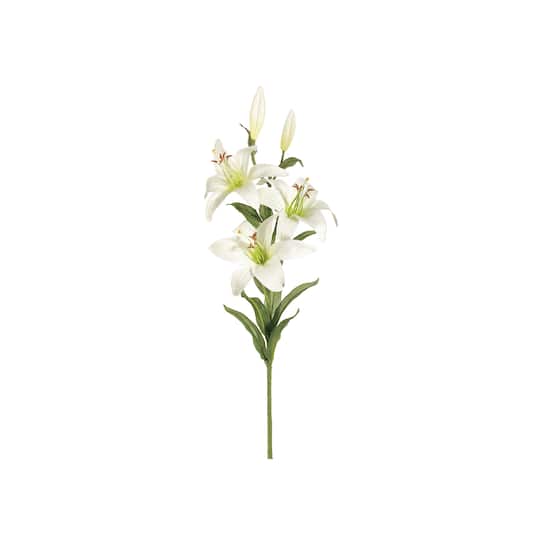 White Garden Lily Spray